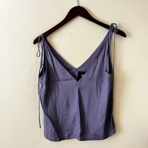 Reformation Purple Strap Top in M